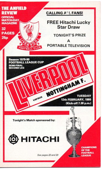 Match programme